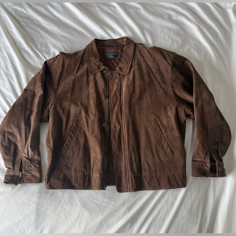 Vintage Banana Republic Brown Suede Jacket